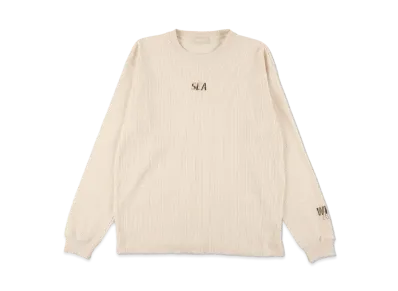 WIND AND SEA ES Waffle L/S "Ivory"