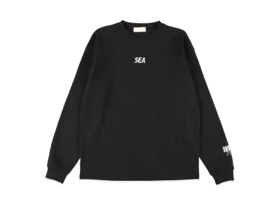WIND AND SEA ES Waffle L/S "Black"