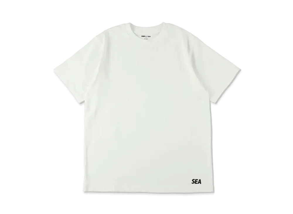 WIND AND SEA Plain S/S Tee "White"