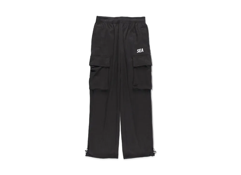 ウィンダンシー ES ワッフルカーゴパンツ "ブラック"