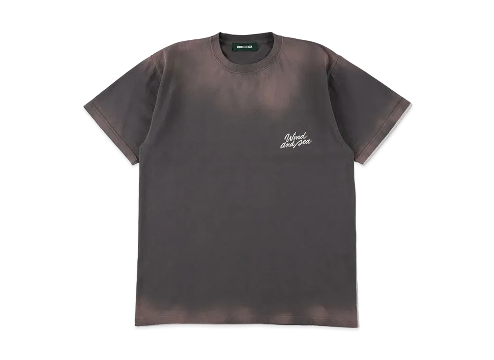WIND AND SEA Washed Sun Tee "Charcoal"