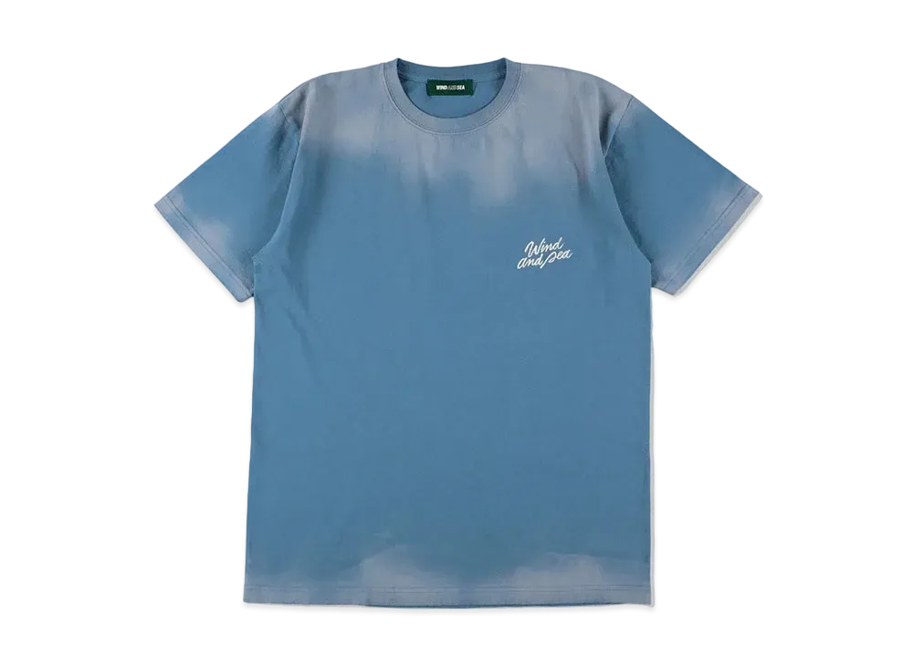 WIND AND SEA Washed Sun Tee "Blue"