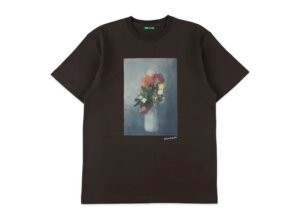 WIND AND SEA Flower Art Tee "Charcoal"