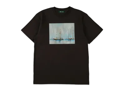 WIND AND SEA Landscape Art Tee "Charcoal"