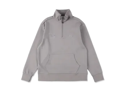 WIND AND SEA WDS-ES Tech Basic Half Zip Tops "Charcoal Basic"