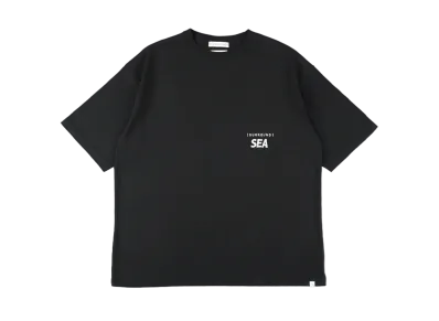 WIND AND SEA x SURROUND Embroidery Logo Tee "Black"
