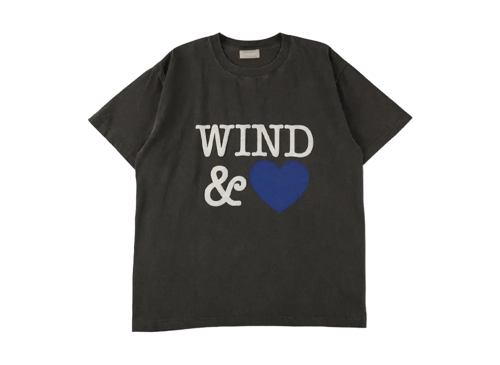 WIND AND SEA Pigment Front Logo Tee (Heart) "Black"