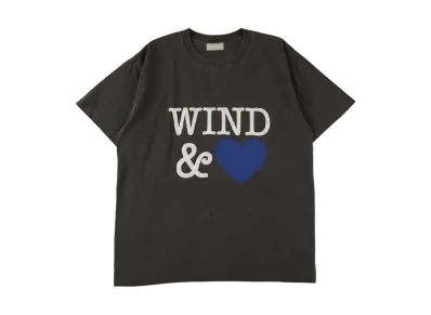WIND AND SEA Pigment Front Logo Tee (Heart) "Black"