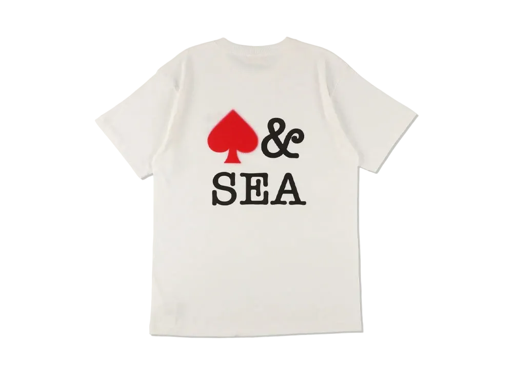 WIND AND SEA Logo Tee (Spade) "White"
