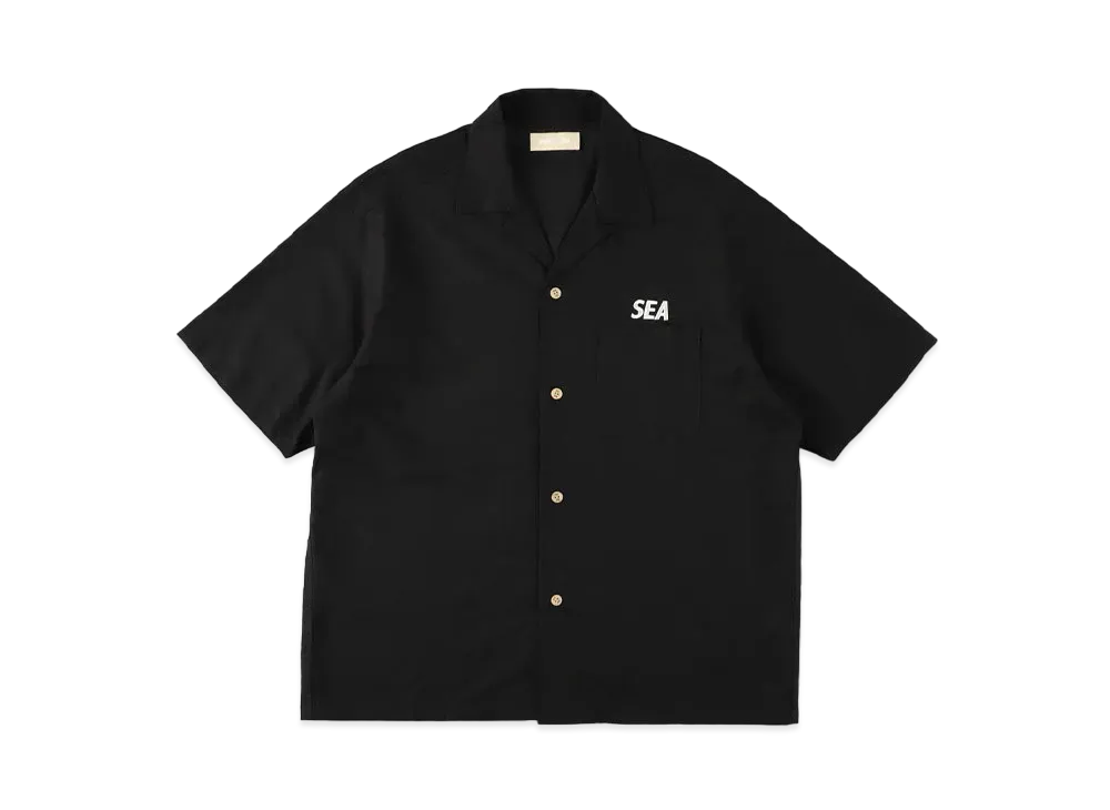 WIND AND SEA Sea Ess Linen Shirt "Black"