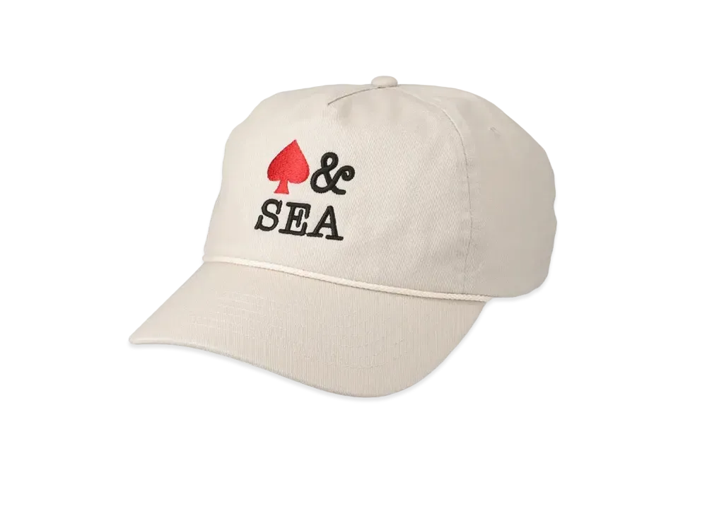 WIND AND SEA Twill 5 Panel Cap (Spade) "Putty"