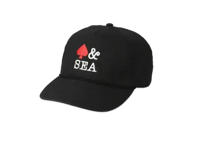 WIND AND SEA Twill 5 Panel Cap (Spade) "Black"