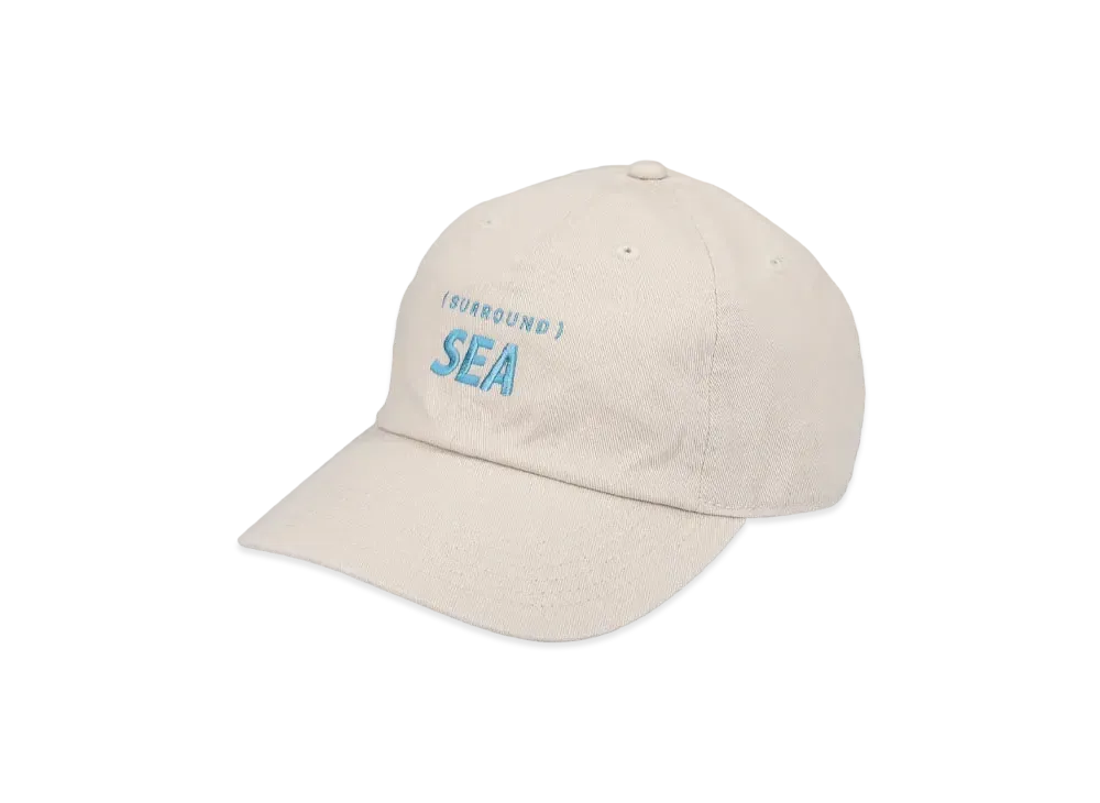 WIND AND SEA x SURROUND Embroidery Logo Cap "Beige"