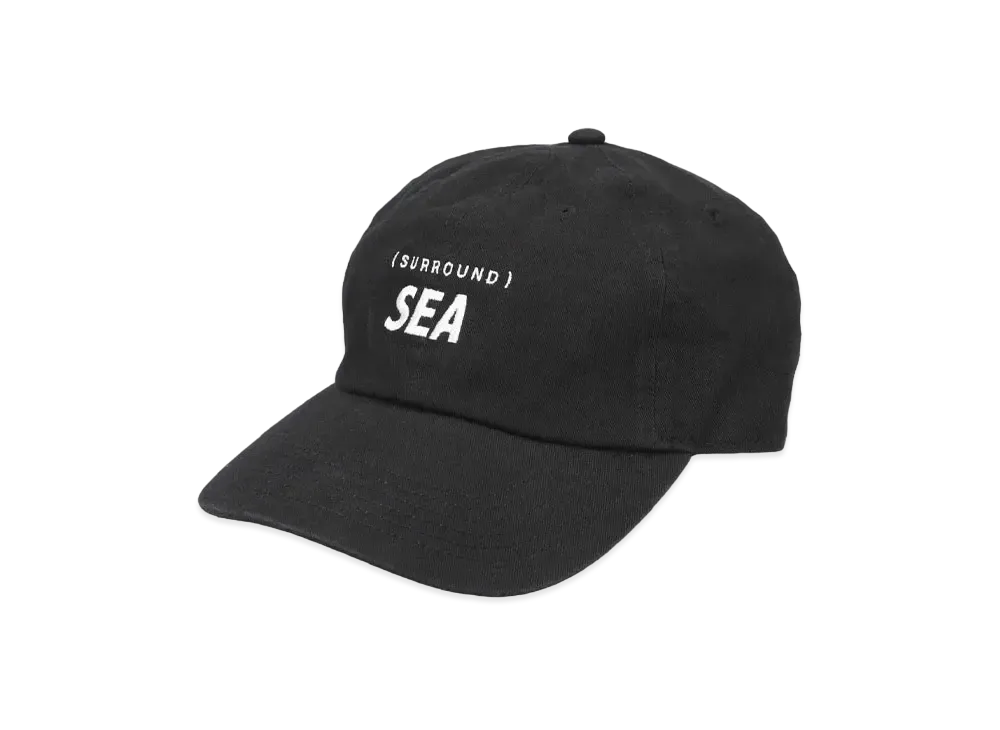 WIND AND SEA x SURROUND Embroidery Logo Cap "Black"