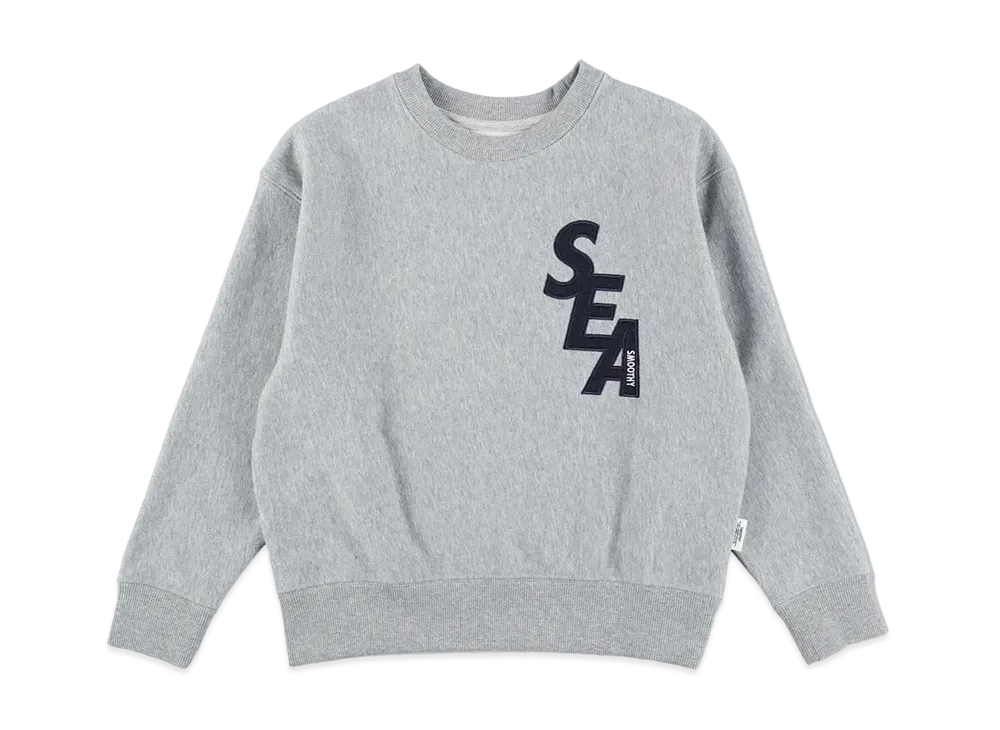 WIND AND SEA x Smoothy Crew Neck Sweat Shirt "H_Gray"