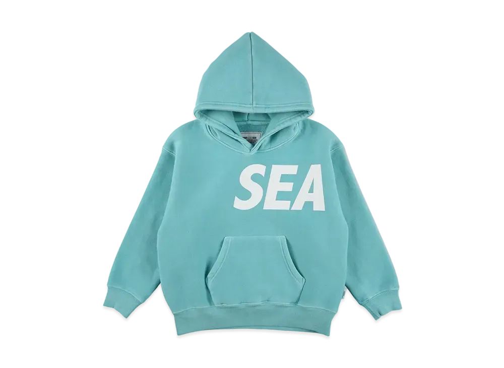 WIND AND SEA x Smoothy Sea Pigment Hoodie "Sax"