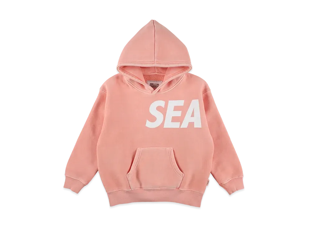 WIND AND SEA x Smoothy Sea Pigment Hoodie "Pink"