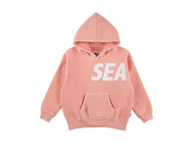 WIND AND SEA x Smoothy Sea Pigment Hoodie "Pink"