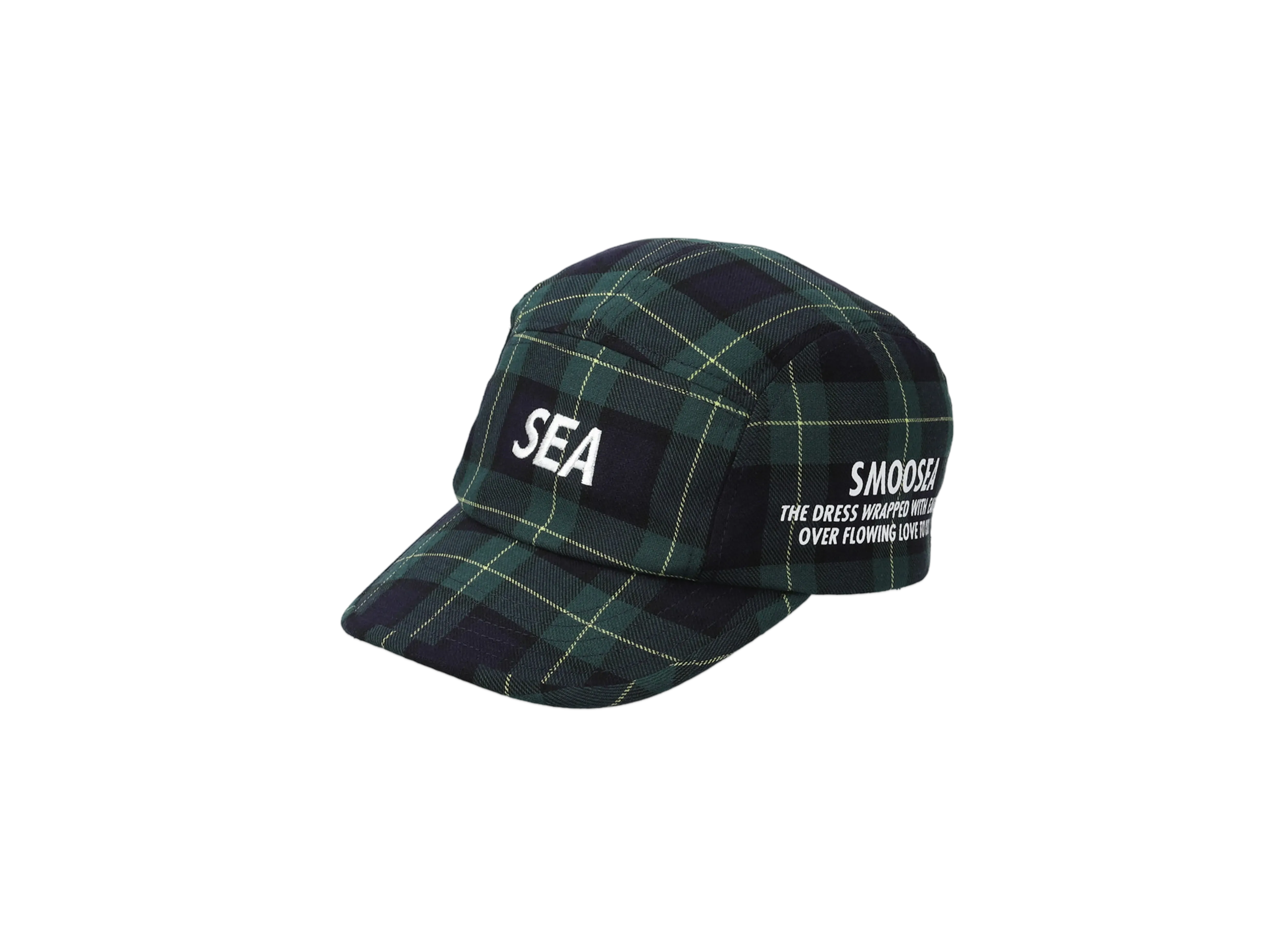 WIND AND SEA x Smoothy Campcap "Green_Plaid"