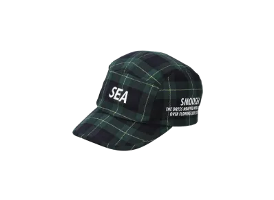 WIND AND SEA x Smoothy Campcap "Green_Plaid"