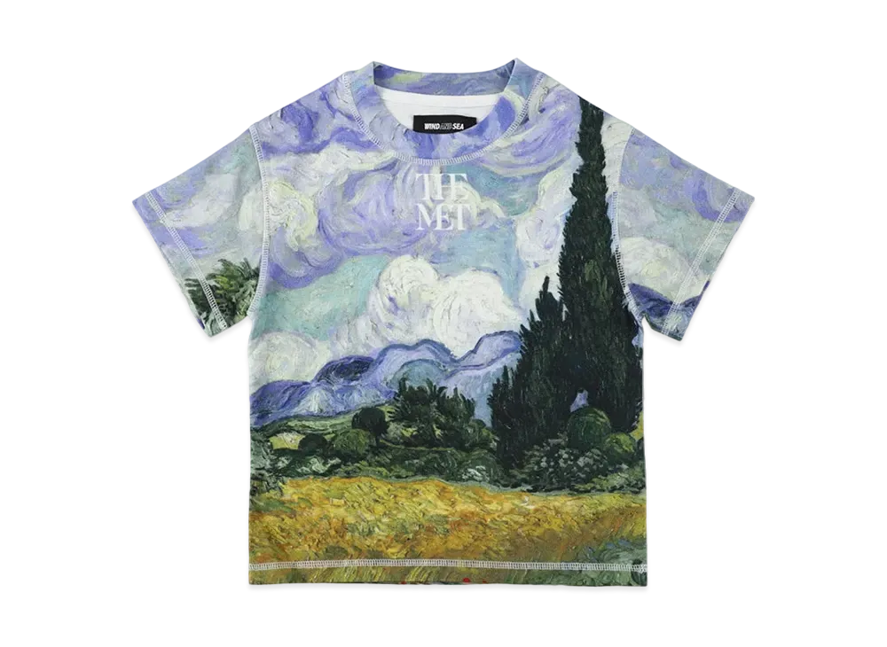 WIND AND SEA x The Met Kids Art Print Tee "Wheet_Field"