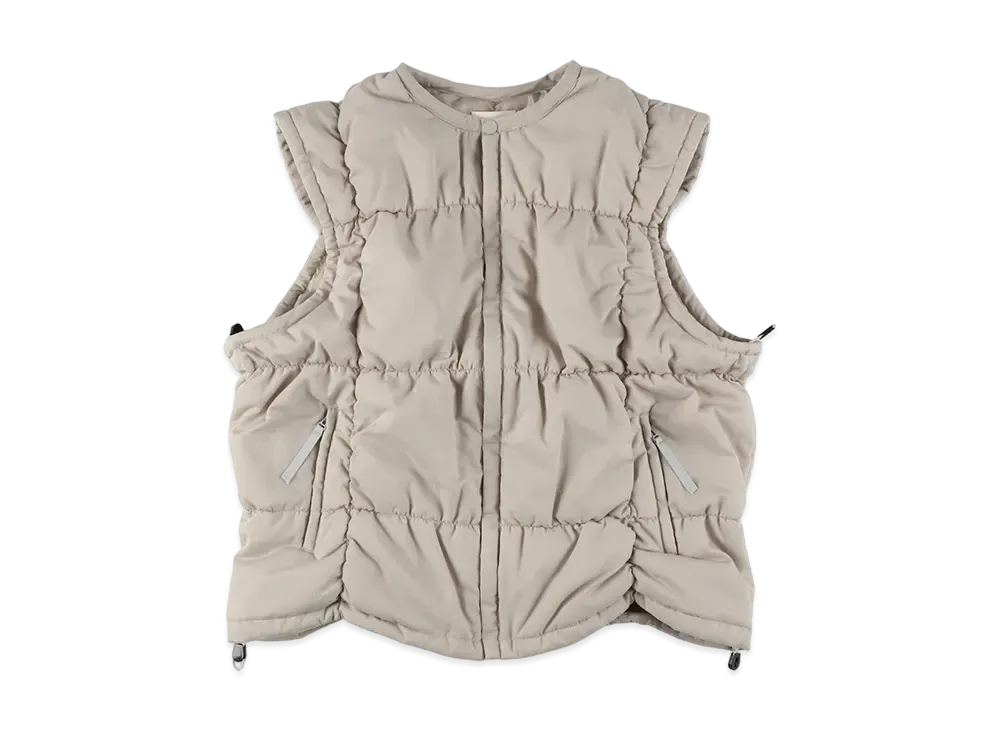 WIND AND SEA Puffer Vest "Beige"