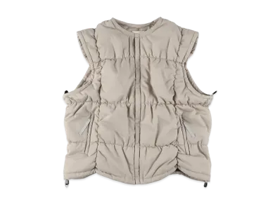 WIND AND SEA Puffer Vest "Beige"