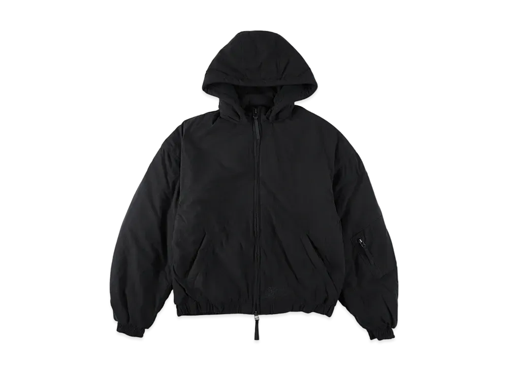 WIND AND SEA Fleece Puffer Jacket "Black"