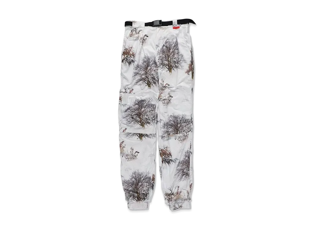 WIND AND SEA Fleece Pant "White_Camo"
