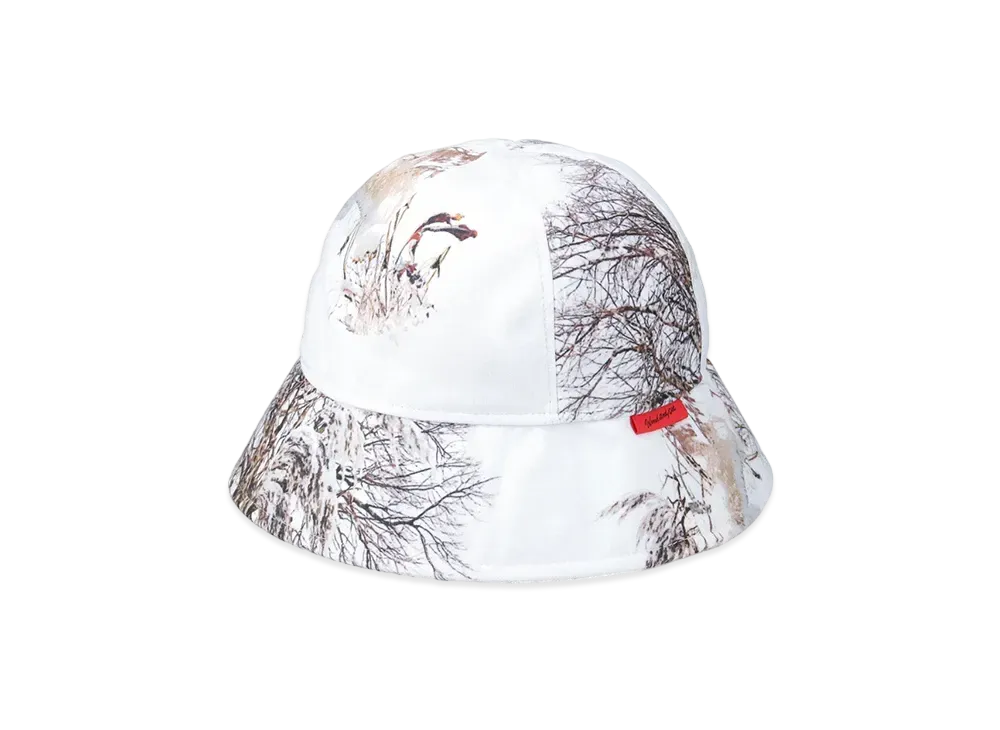 WIND AND SEA Fleece Hat "White_Camo"