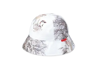WIND AND SEA Fleece Hat "White_Camo"