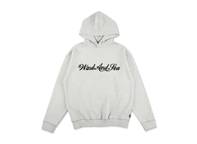 WIND AND SEA Stitch Logo Hooded Sweatshirt "Gray"