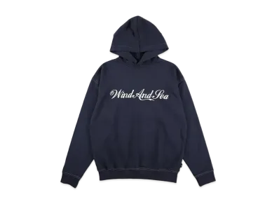WIND AND SEA Stitch Logo Hooded Sweatshirt "Navy"