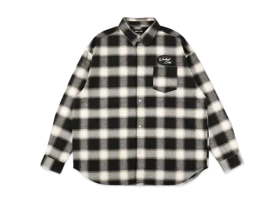 WIND AND SEA Plaid Shirt "Black"