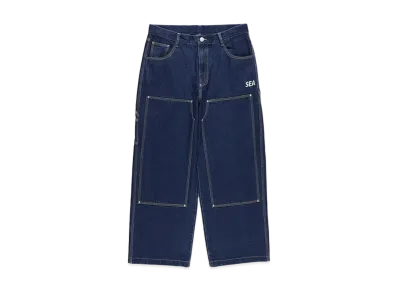 WIND AND SEA Studded Denim Pants "Indigo"