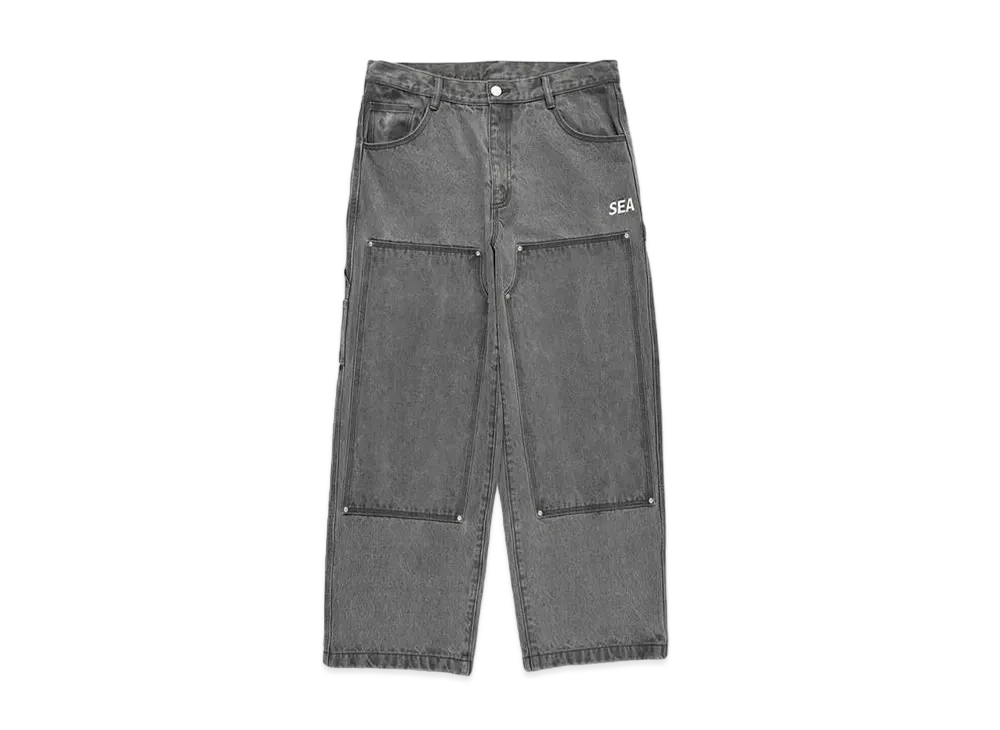 WIND AND SEA Studded Denim Pants "Black_Other"