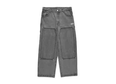 WIND AND SEA Studded Denim Pants "Black_Other"