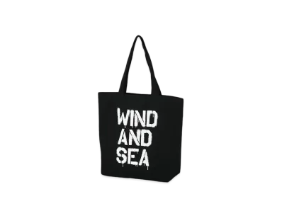WIND AND SEA Spray Logo Bag "Black"