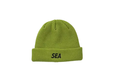 WIND AND SEA Logo Knit Cap "Green"