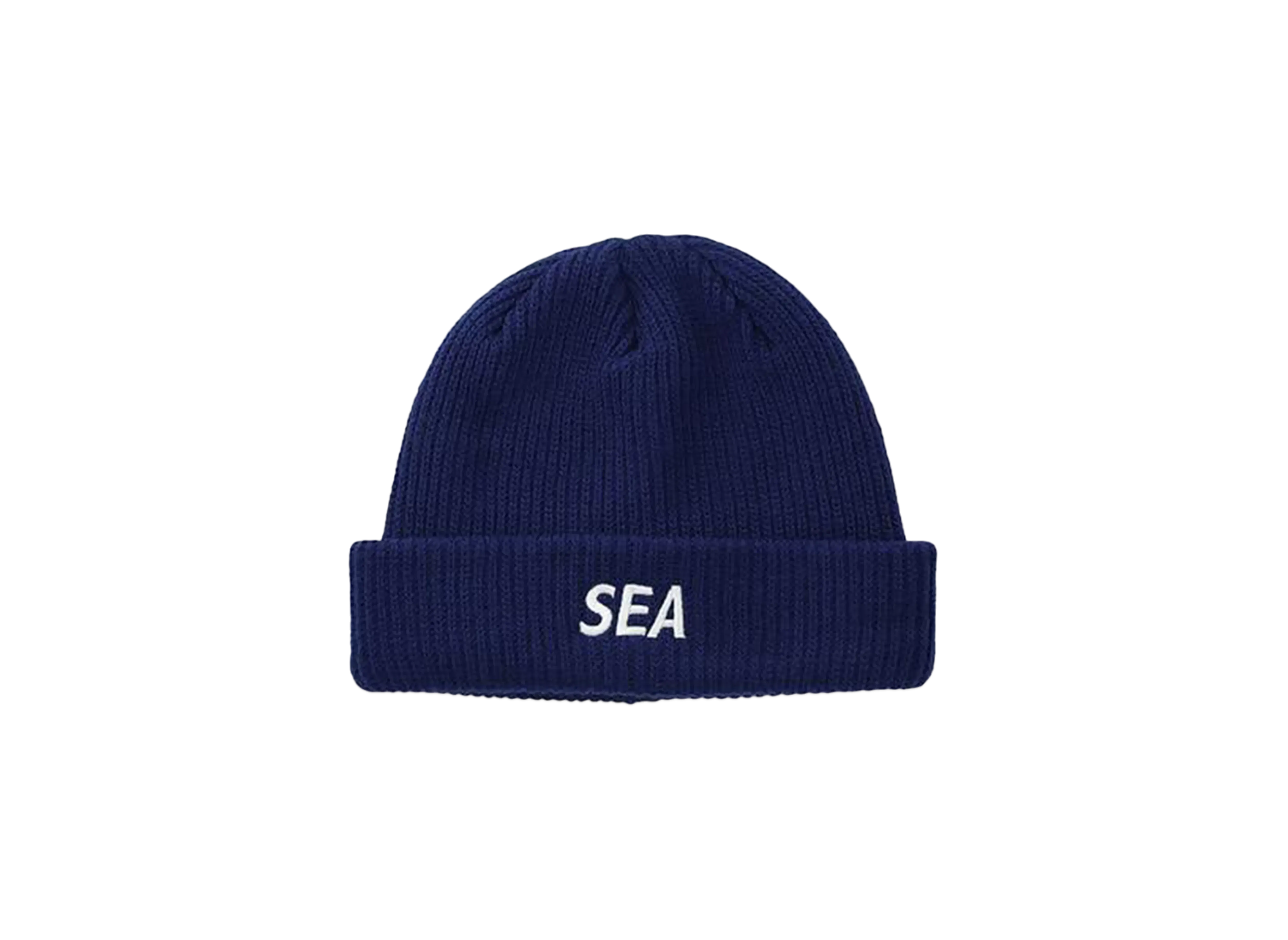 WIND AND SEA Logo Knit Cap "Blue"