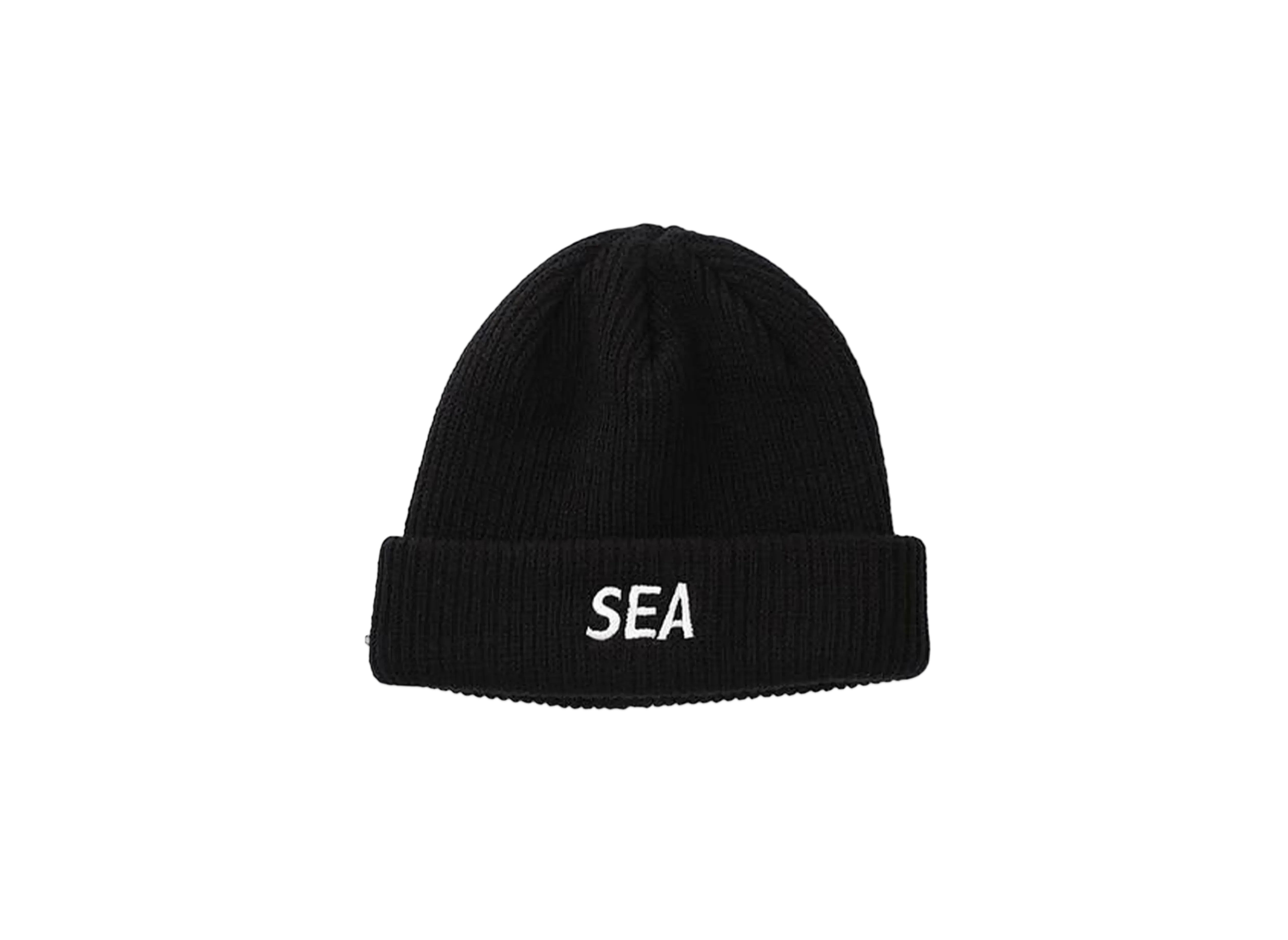 WIND AND SEA Logo Knit Cap "Black"