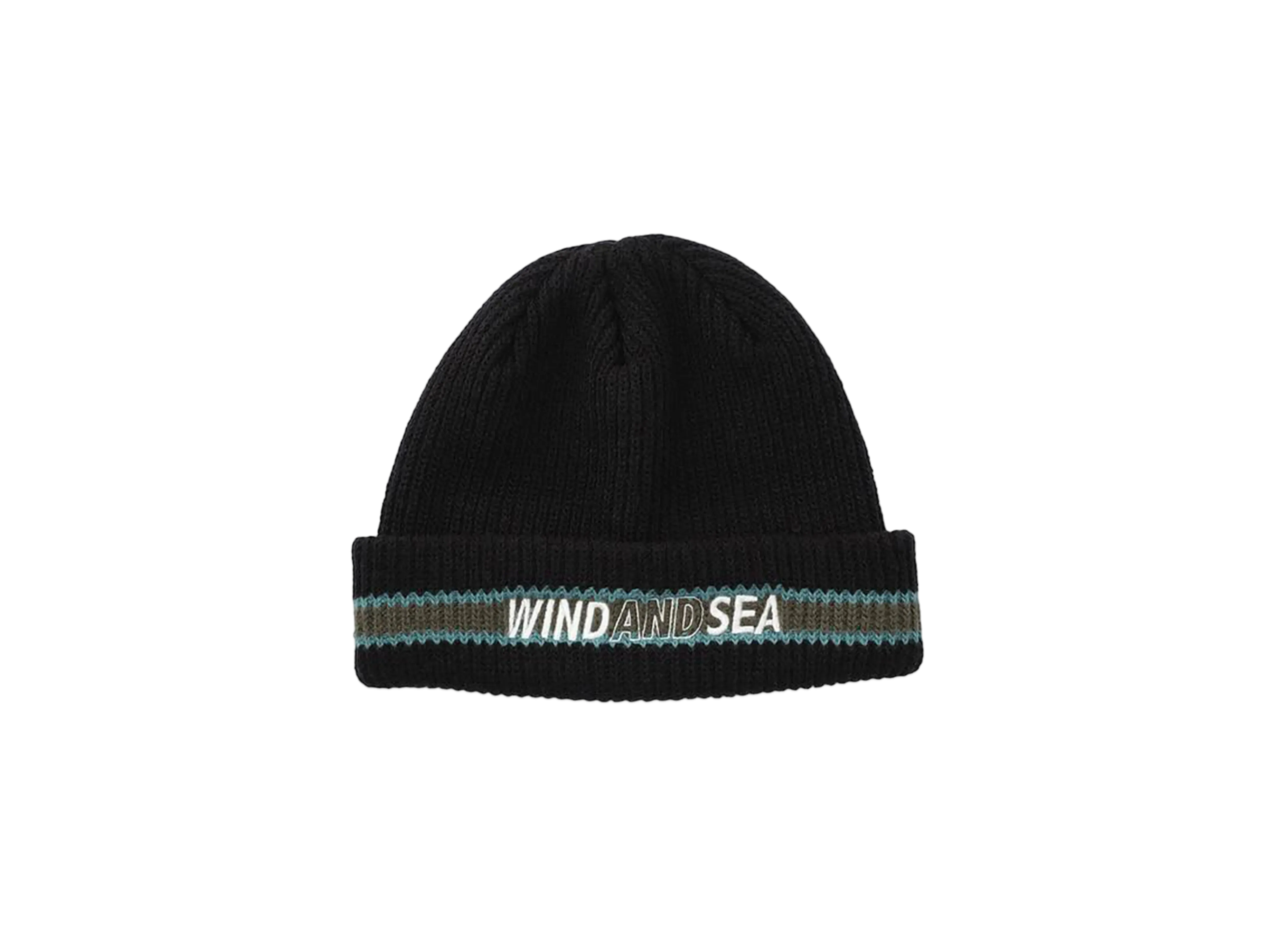 WIND AND SEA Logo Line Knit Cap "Black"
