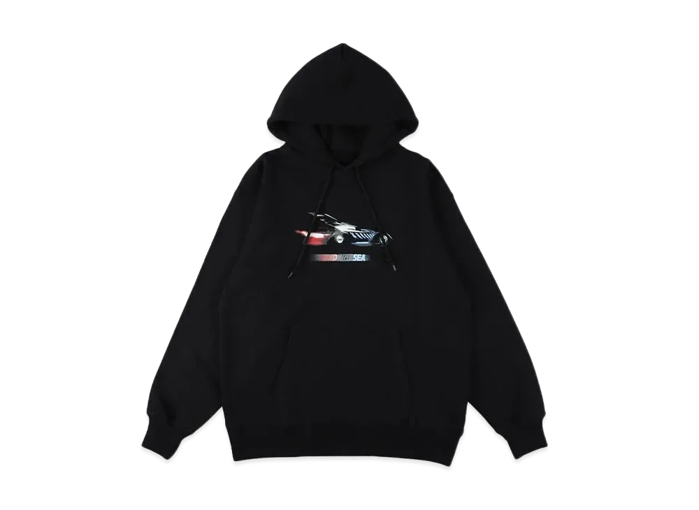 WIND AND SEA x BATMAN Batmobile Hooded Sweatshirt "Black"