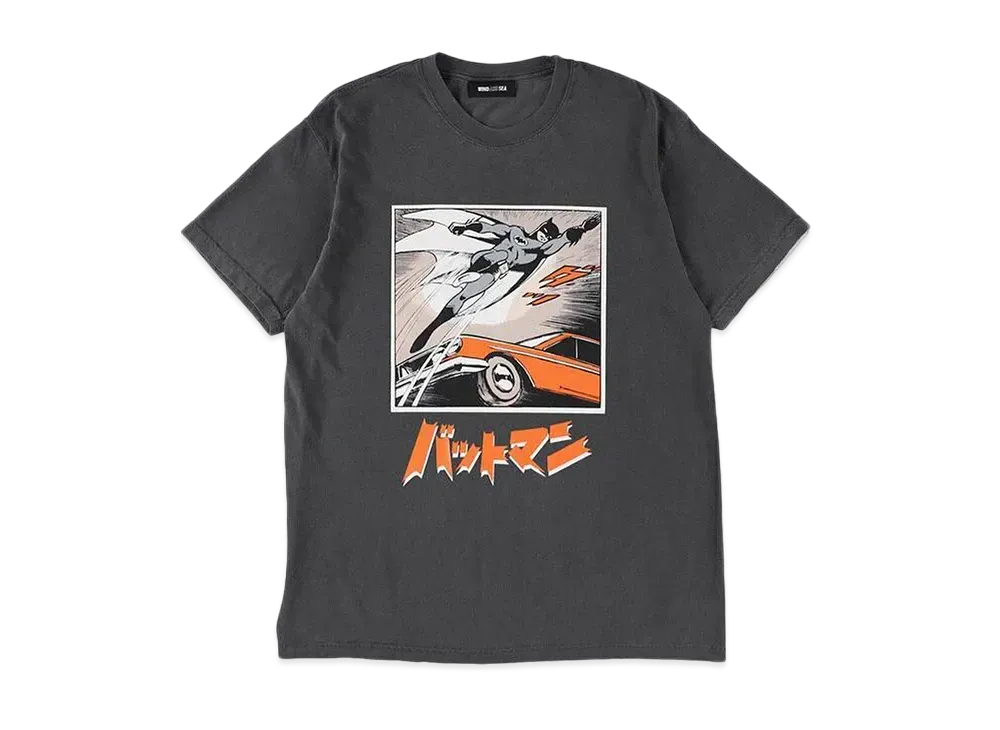 WIND AND SEA x BATMAN Batmanga S/S Tee "Black"