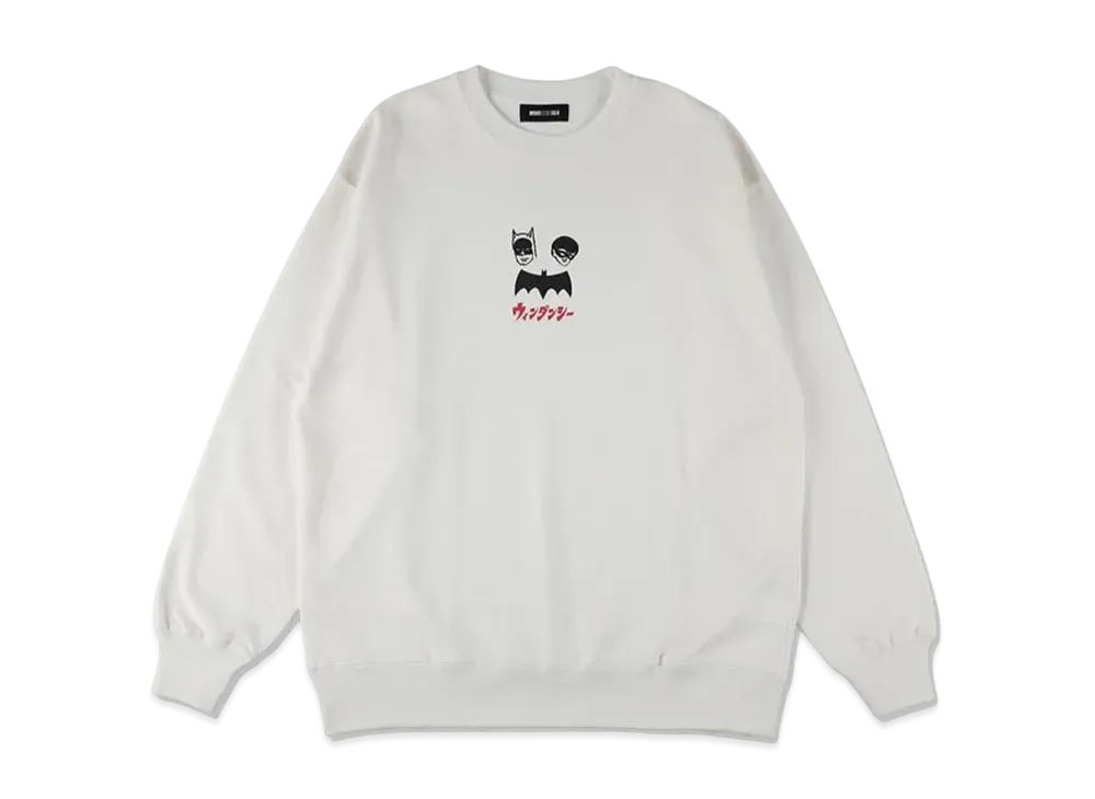 WIND AND SEA x BATMAN Batmanga Crewneck Sweatshirt "Off_White"