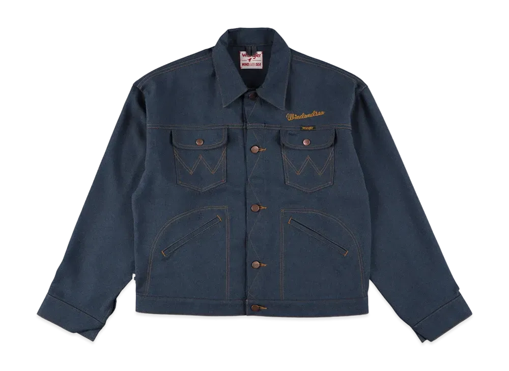 WIND AND SEA x Wrangler 124MJ Wrancher Jacket "Sea_Blue"