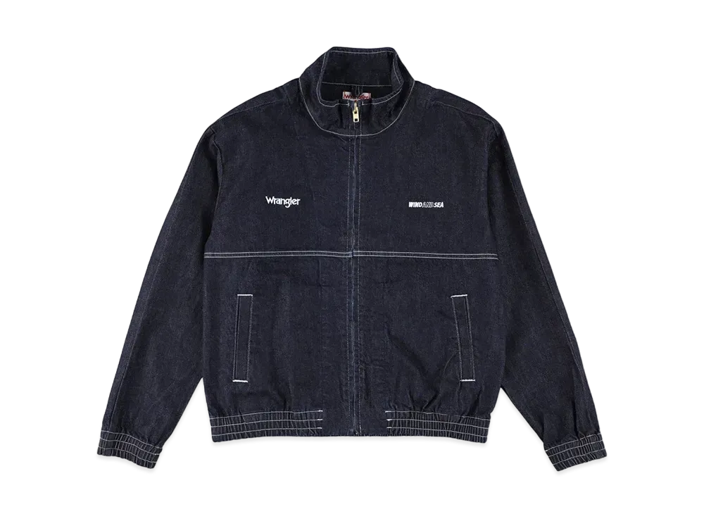 WIND AND SEA x Wrangler Denim Track Jacket "Indigo"