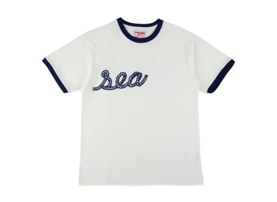WIND AND SEA x Wrangler Rope S/S Tee "White_Lin_Navy"