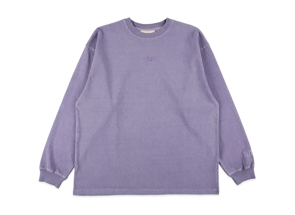 WIND AND SEA Pigment L/S Tee "Purple"