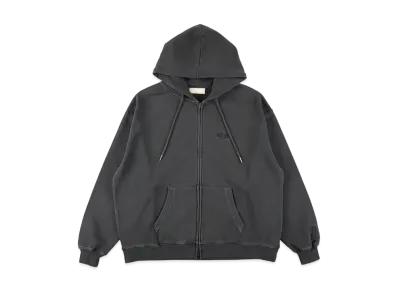 WIND AND SEA Pigment Zip Up Sweatshirt "Black"